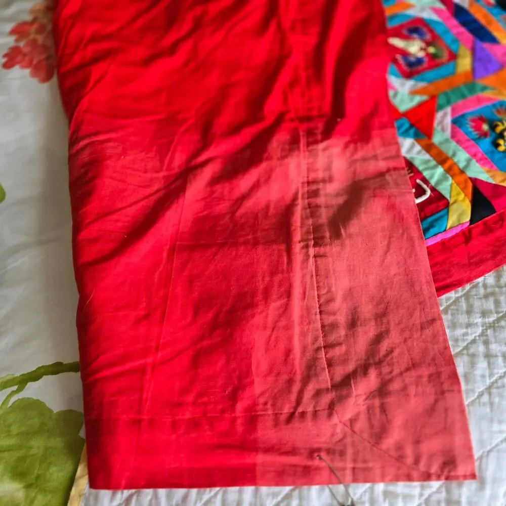 Vintage bai jia bei – a “one hundred families quilt” from Northern China.